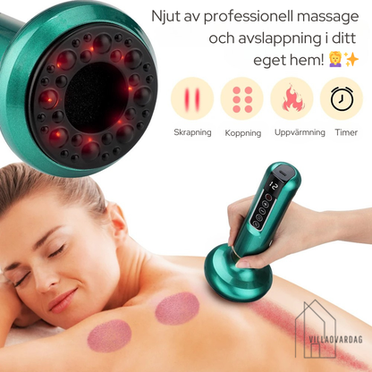 Elektrisk Vakuumkoppsmassager – För Smärtlindring, Cellulitreducering & Välmående